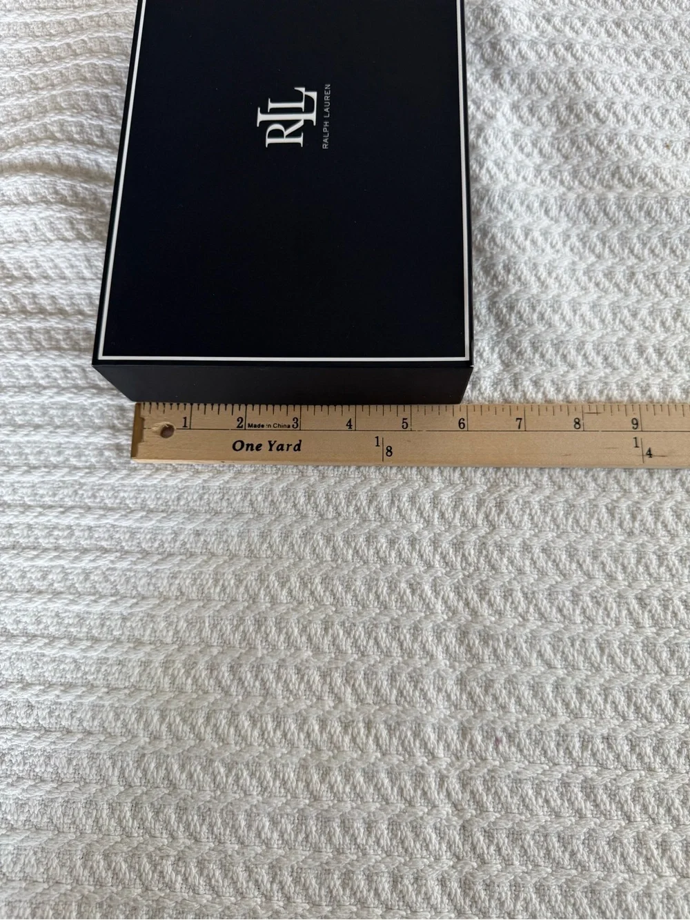 Ralph Lauren Black Box with White Trim and RLL Logo